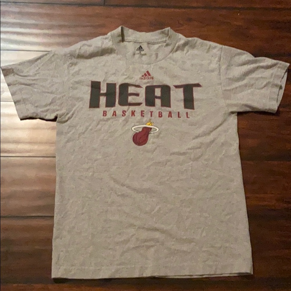 Adidas Miami Heat basketball graphic Tee
